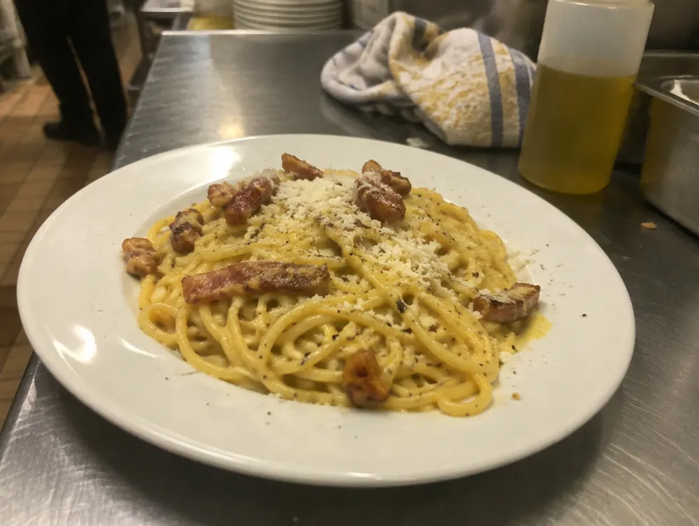 Foto originale: Spaghetti alla carbonara